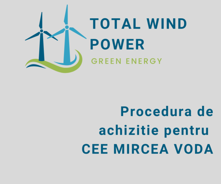 Procedura de achizitie CEE MIRCEA VODA (TOTAL WIND POWER SRL)